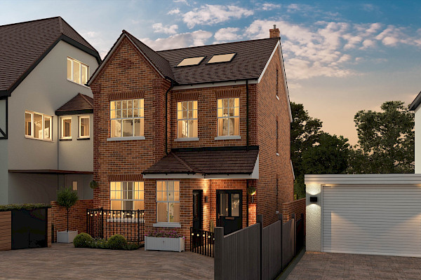New detached 4 bedroom house in South London