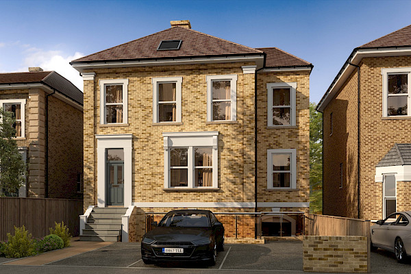 Extension and conversion to create 5 Croydon flats.