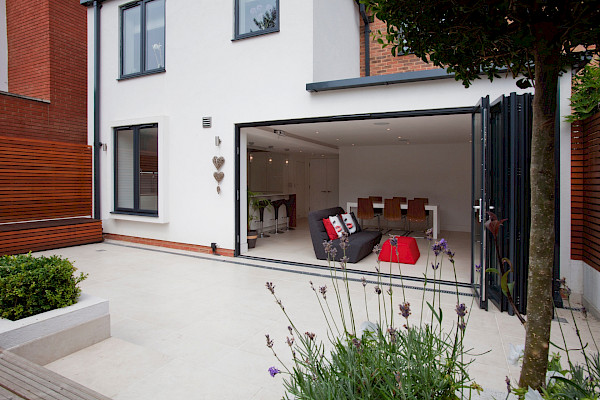 New modern house in Clapham.