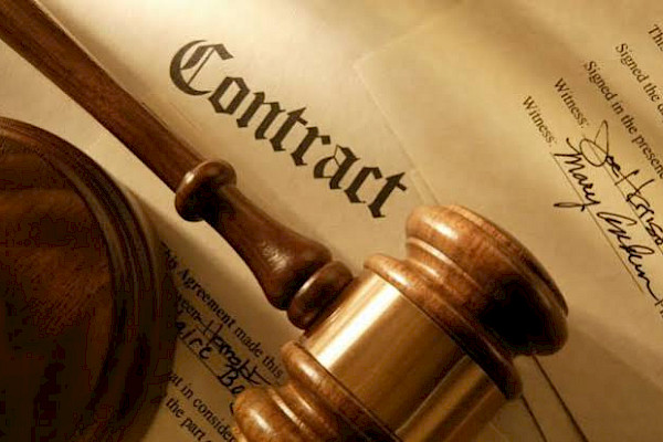 Gavel and Contract page