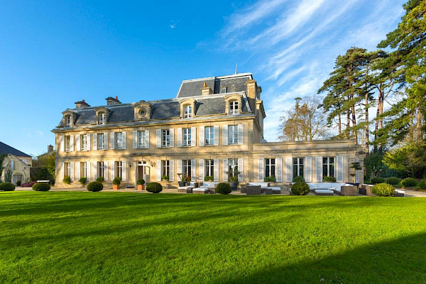Normandy chateau hotel extension.
